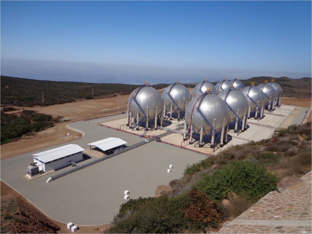 20 sphères 6 935 m3 (Mexique)