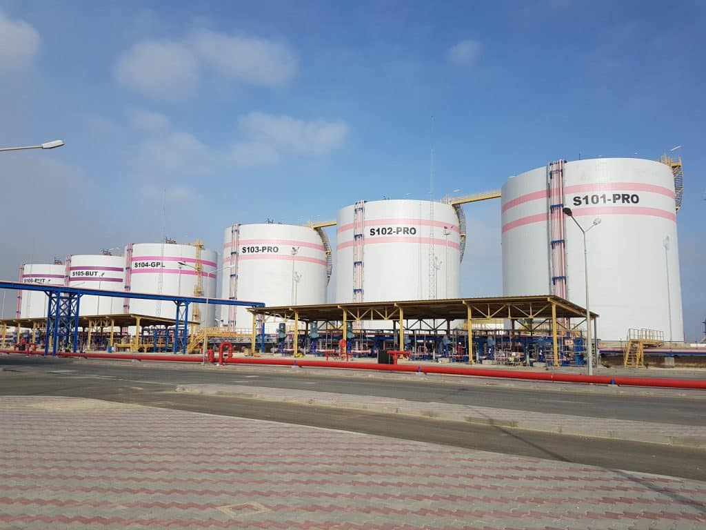 Dépot de stockage d'hydrocarbures liquéfiés incluant 6 sphères de 400m3 (Tunisie)