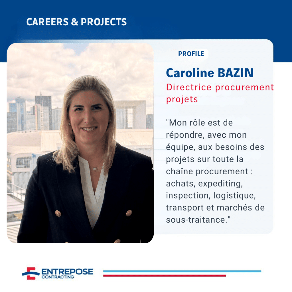 Caroline Bazin, Procurement projets